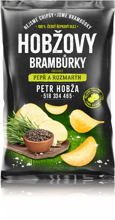 Petr Hobza Crisps Chips Pepper Rosemary