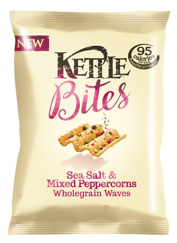 Kettle Bites Sea Salt & Mixed Peppercorns Wholegrain Waves Review