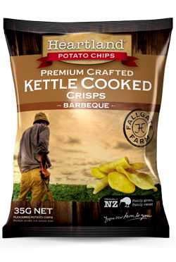 Heartland Potato Chips Kettle Cooked Barbeque