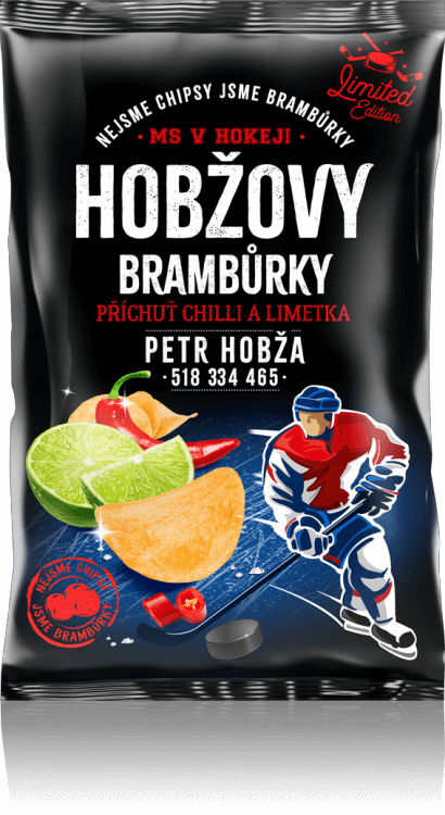 Petr Hobza Crisps Chips Chilli Limetka