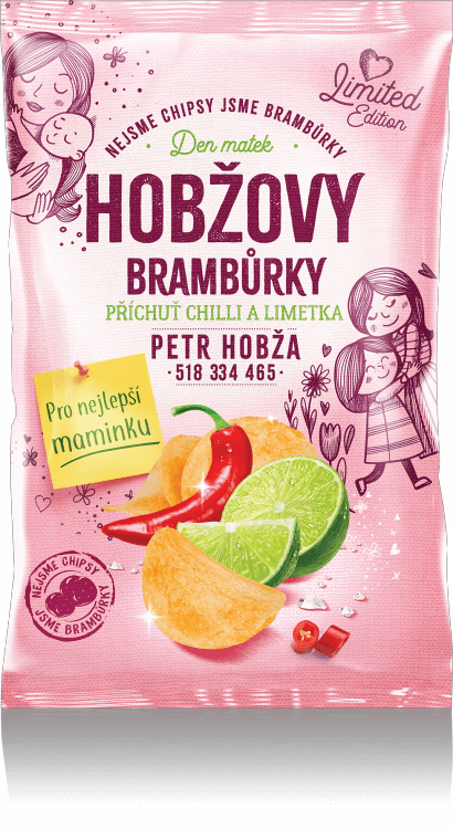 Petr Hobza Crisps Chips Chilli Limetka