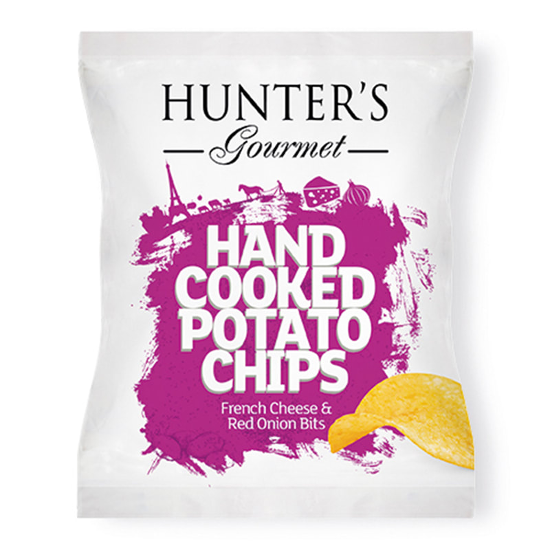 Hunter Foods Potato Chips Gourmet Cheese onion