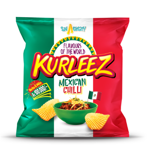 SnackCity Potato Chips Kurleez Mexican Chilli