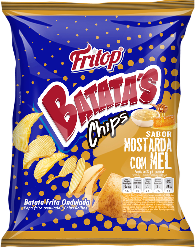 Fritop Batata's Mostarde Com Mel Honey MustardPotato Chips
