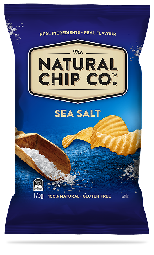 Snack Brands Australia Natural Chip Company Potato Chips Sea Salt
