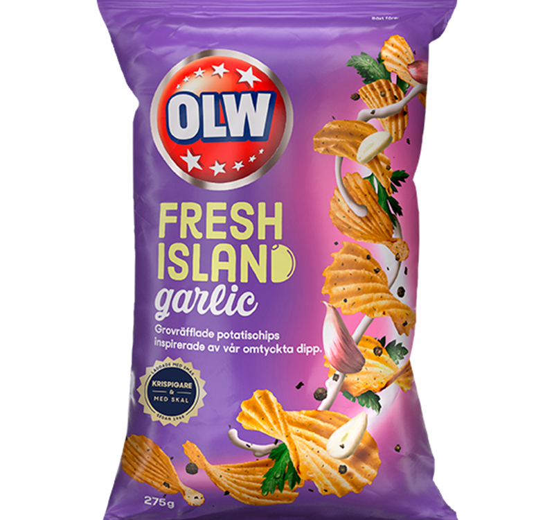 OLW Potato Chips Garlic