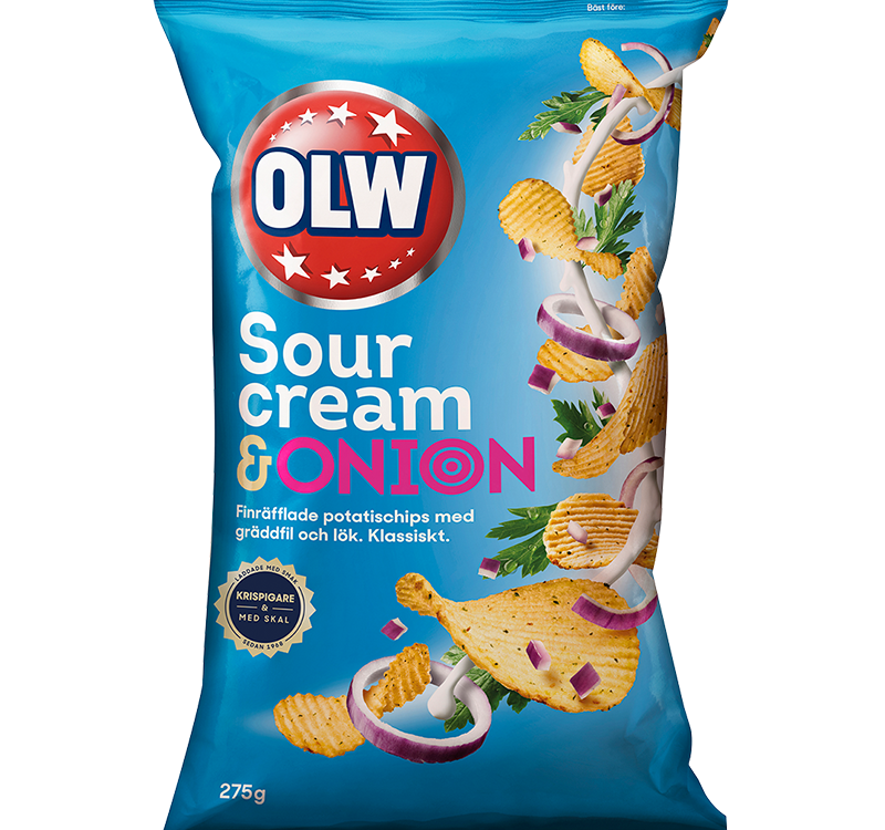 OLW Potato Chips Sour Cream Onion