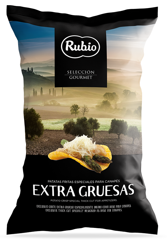 Rubio Patatas Fritas Chips Gruesas