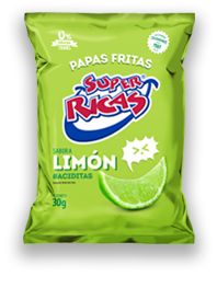 Super Ricas Potato Chips Limon