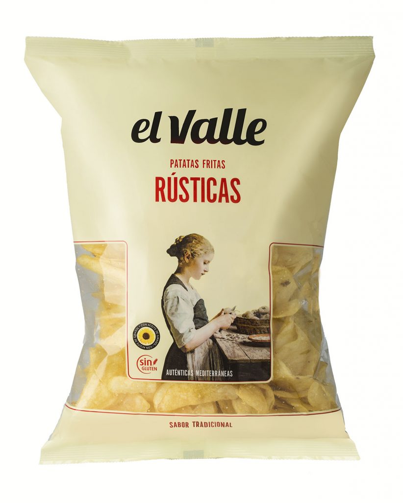 El Valle Potato Chips Rusticas Fritas