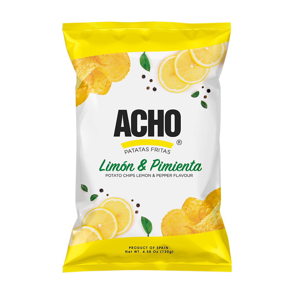 Acho Potato Chips Limon Pimienta