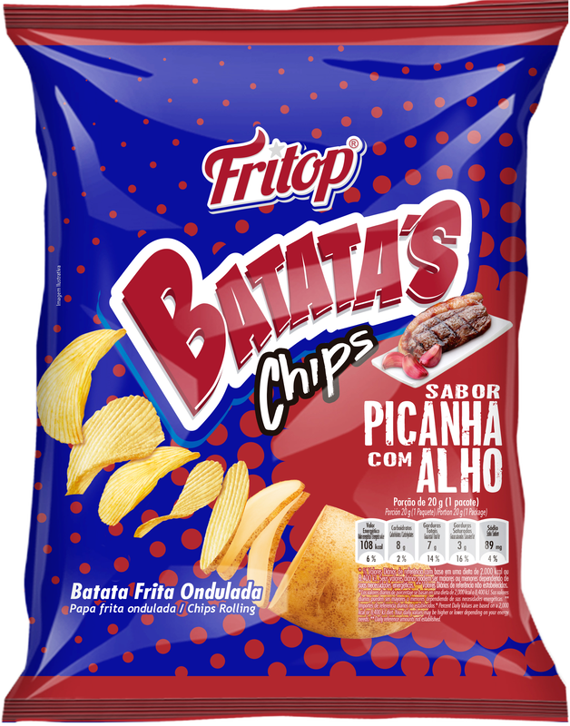 Fritop Batata's Picanha Chips with Garlic