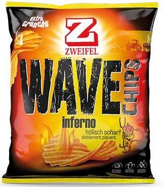 Zweifel Potato Chips Wave Inferno