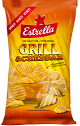 Estrella Potato Chips Grill Cheddar