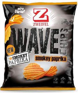 Zweifel Potato Chips Wave Paprika