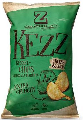 Zweifel Potato Chips Kezz Cheese Onion