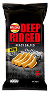 Walkers Deep Ridged Ready Salted Crisps Review