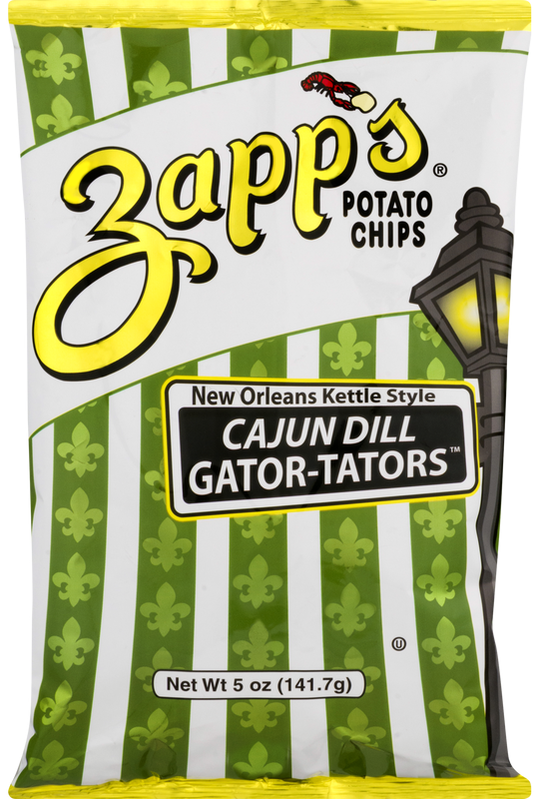 Zapp's Cajun Dill Gator tators