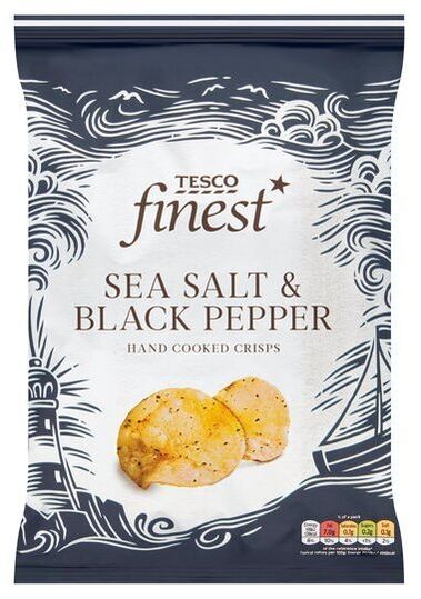 Tesco Finest Salt and Pepper Crisps