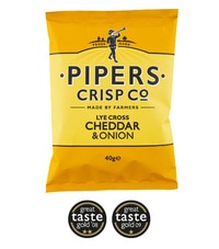 Pipers Crisp Lye Cross Cheddar & Onion