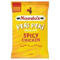 Nando's Peri Peri Grooves Spicy Chicken Groove Cut Potato Chips Review