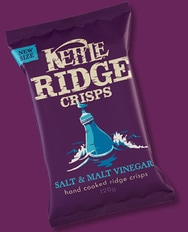Kettle Ridge Crisps Salt & malt Vinegar Review
