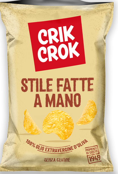 Crik Crok Stile Fatte A Mano Potato Chips