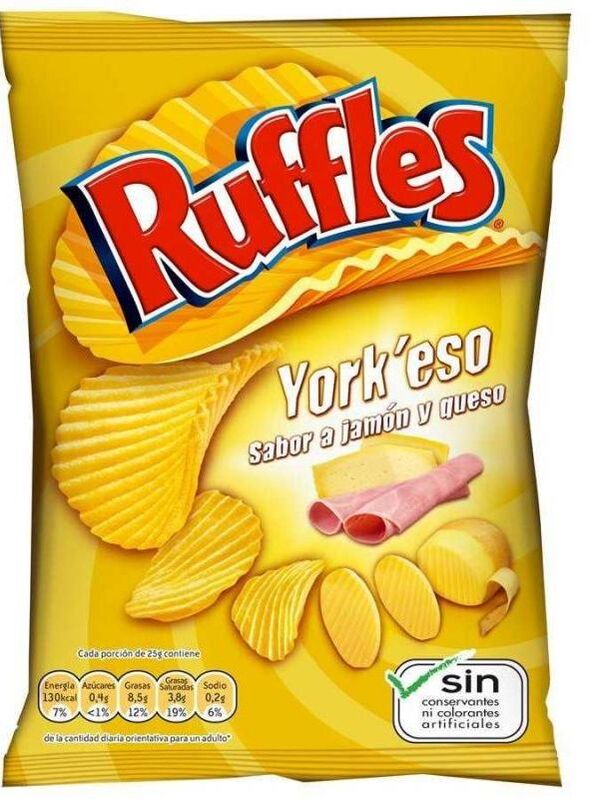 Ruffles York eso Sabor a Potato Chips