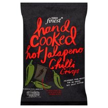 Tesco Finest Hand Cooked Hot Jalapeno Chilli Crisps Review
