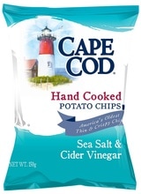 Cape Cod Hand Cooked Potato Chips Sea Salt & Cider Vinegar Review