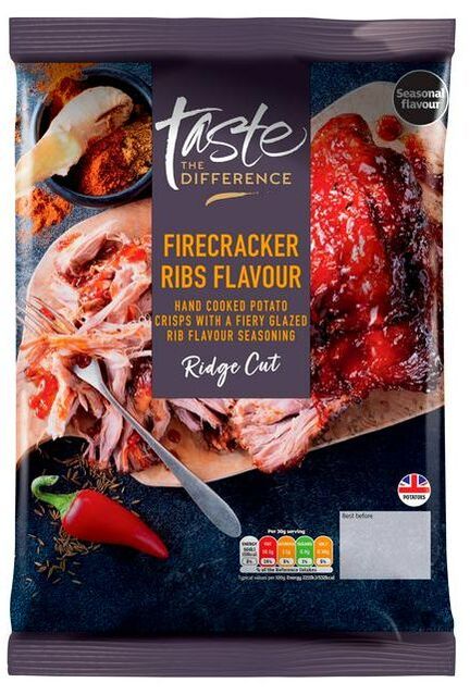 Sainsbury’s Taste the Difference Firecracker Ribs Crisps