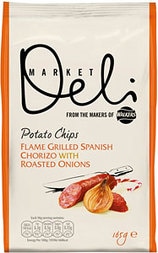 Walkers Market Deli Potato Chips Flame Grilled Spanish Chorizo with Roasted Onions Review