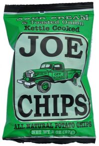Joe Tea Joe Chips Sour Cream & Tasted Onion Kettle Chips
