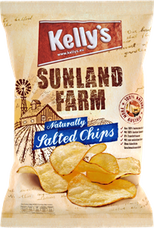 Kelly's Potato Chips Sunland Farm Naturally Salted Chips