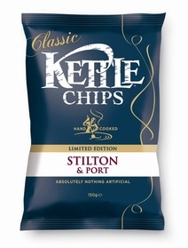 Kettle Chips Stilton & Port Crisps Review