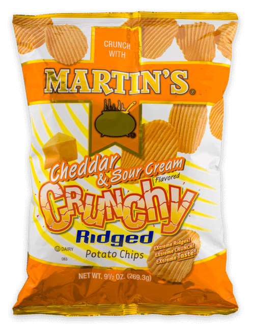 Martin's Ridged Cheddar & Sour Cream Chips