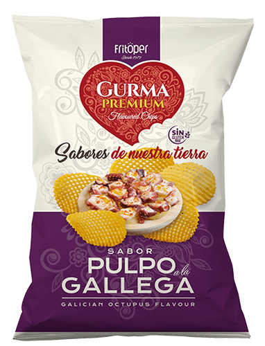 Gurma Potato Chips Fritos Premium Pulpo Gallega