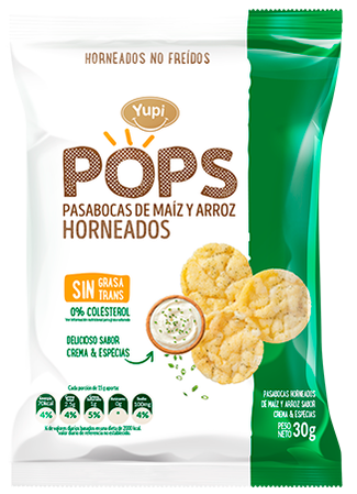 Yupi Pops Chips Cremas