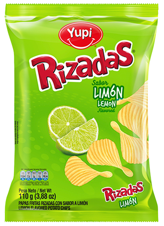 Yupi Rizadas Chips Limon