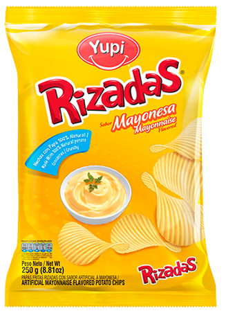 Yupi Rizadas Chips Mayonesa
