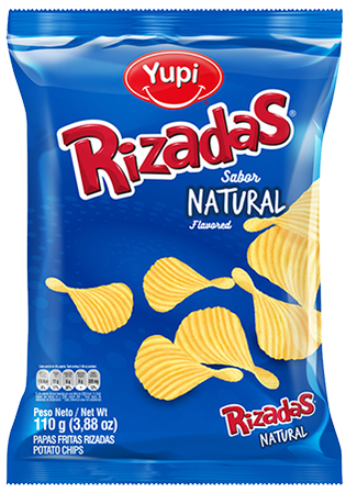 Yupi Rizadas Chips Natural