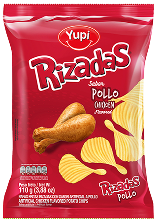 Yupi Rizadas Chips Pollo