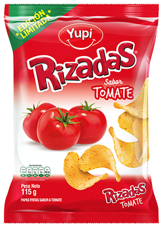Yupi Rizadas Chips Tomate