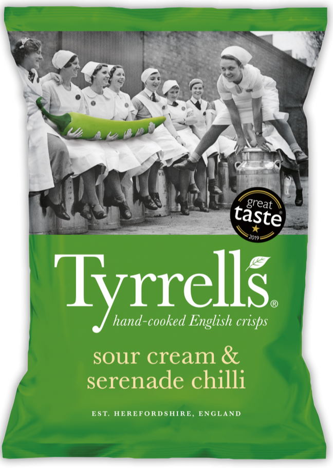 Tyrrells Crisps sour cream chilli
