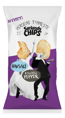 Sorlands Chips Havsalt Pepper