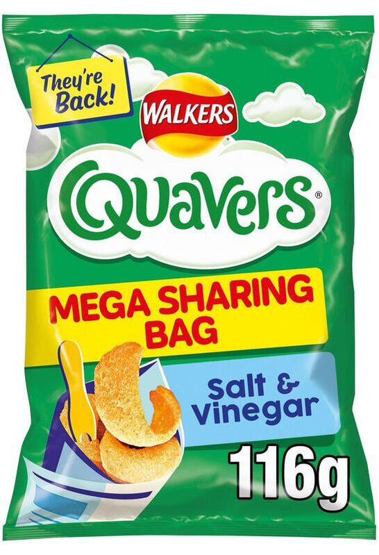 Walkers Quavers Salt Vinegar