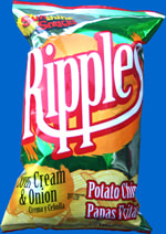 Associated Brands Ripples Chips Sour Cream Onion