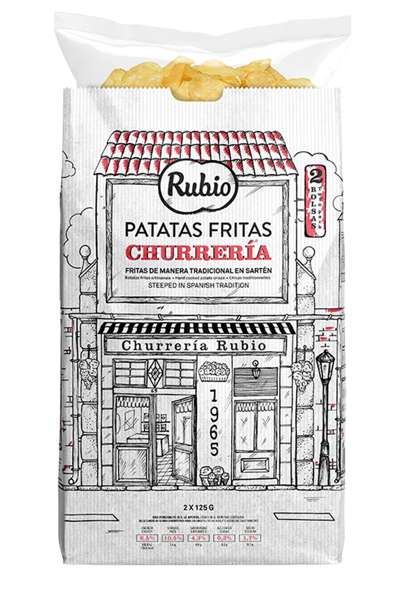 Rubio Patatas Fritas Chips Churreria