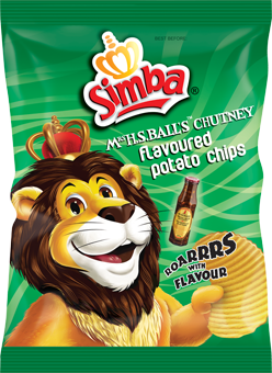 Simba Potato Chips Mrs H Balls Chutney