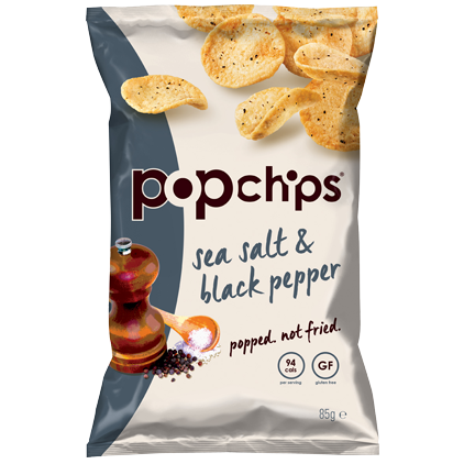 Popchips Sea Salt & Black pepper